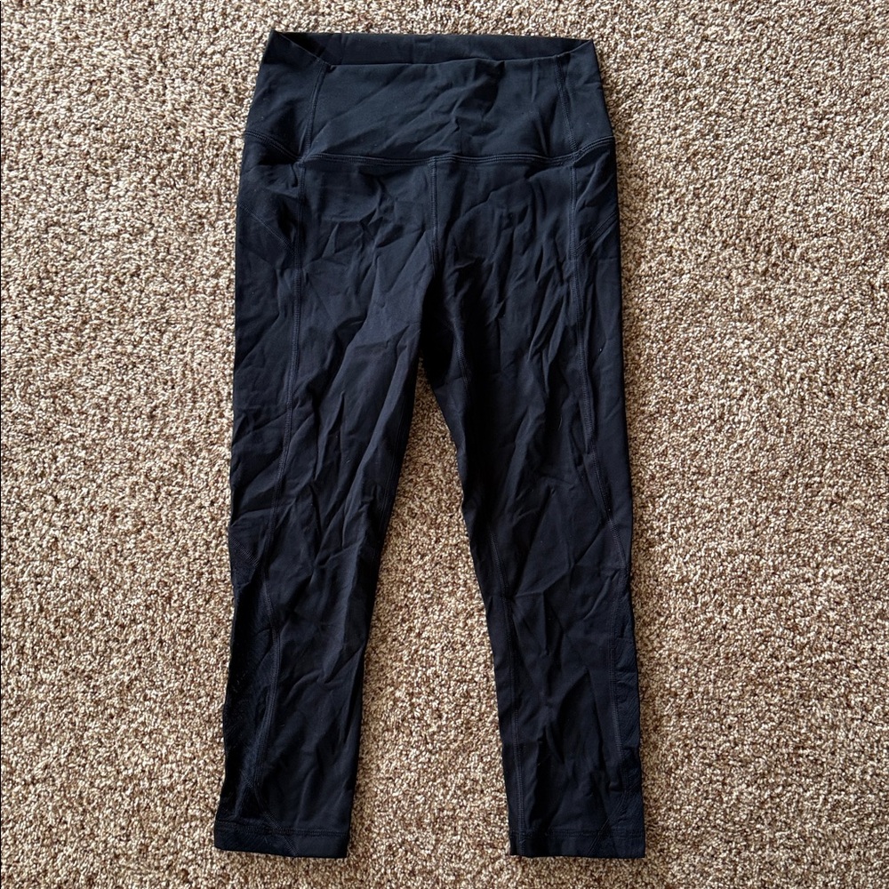 CRZ Yoga black capri legging size medium